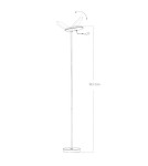 LED floor lamps - Azzardo CARPA Floor DIMM GO Gold 1xLED Dimmer on Wire AZ6307 - product 2