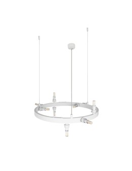 Azzardo BUBBLES Stelaż Lampy bez Kloszy Okrągły 10 WH Biały 10xG9 AZ5870