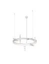 Azzardo BUBBLES Lamp Frame without Shades Round 10 WH White 10xG9 AZ5870