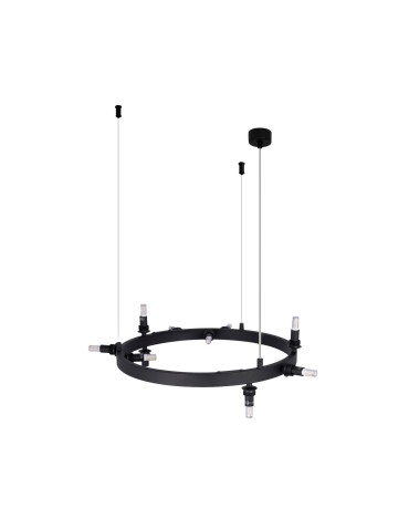 Azzardo BUBBLES Lamp Frame without Shades Round 10 BK Black Mat 10xG9 AZ5869 - product 2