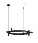 Pendant lamps spheres - Azzardo BUBBLES Lamp Frame without Shades Round 10 BK Black Mat 10xG9 AZ5869 - product 1