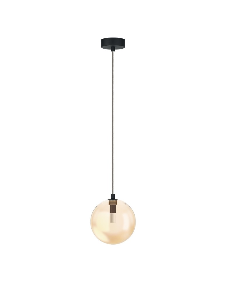 Pendant lamps spheres - Azzardo BUBBLES Lamp Frame without Shades 1 BK Black Mat 1xG9 AZ5918 - product kolory-swiatla.pl 3