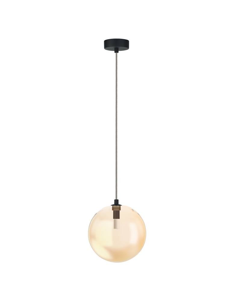 Pendant lamps spheres - Azzardo BUBBLES Lamp Frame without Shades 1 BK Black Mat 1xG9 AZ5918 - product kolory-swiatla.pl 4