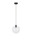 Pendant lamps spheres - Azzardo BUBBLES Lamp Frame without Shades 1 BK Black Mat 1xG9 AZ5918 - product 7