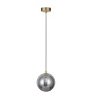 Pendant lamps spheres - Azzardo BUBBLES Lamp Frame without Shades 1 GO Gold Mat 1xG9 AZ5954 - product 3