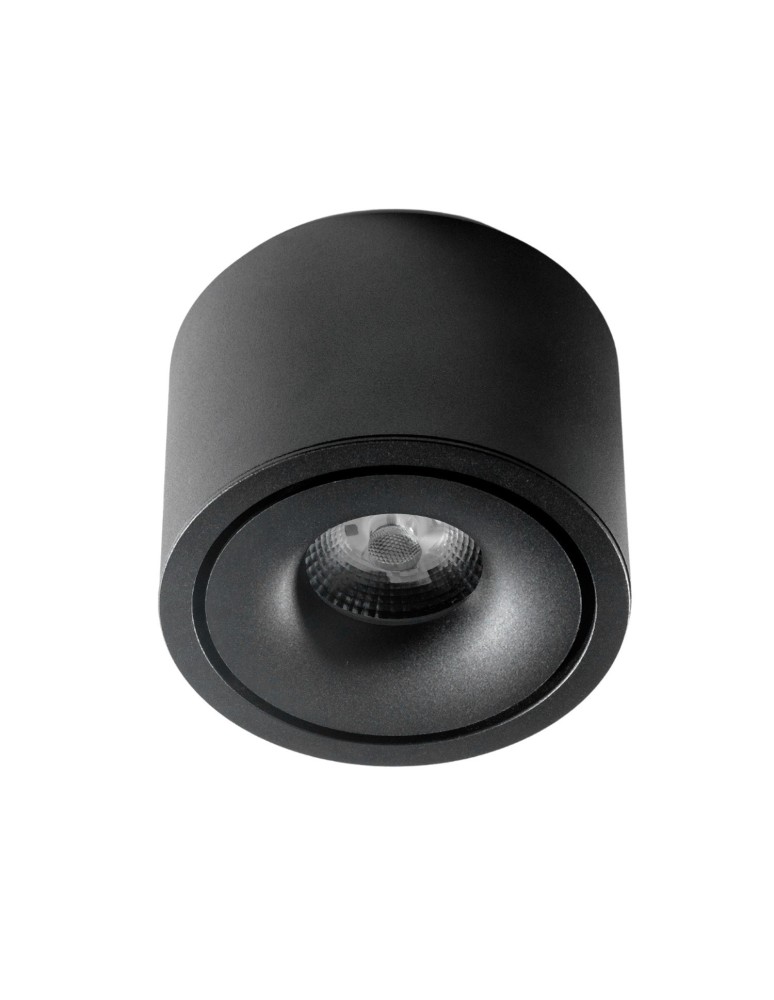 Ceiling downlights - tubes - Azzardo COSTA TOP 12W CCT SWITCH BK Black Matte 1xLED Surface Mounted Light Switch AZ6033. - product kolory-swiatla.pl 2