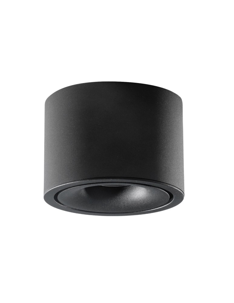 Ceiling downlights - tubes - Azzardo COSTA TOP 12W CCT SWITCH BK Black Matte 1xLED Surface Mounted Light Switch AZ6033. - product kolory-swiatla.pl 3