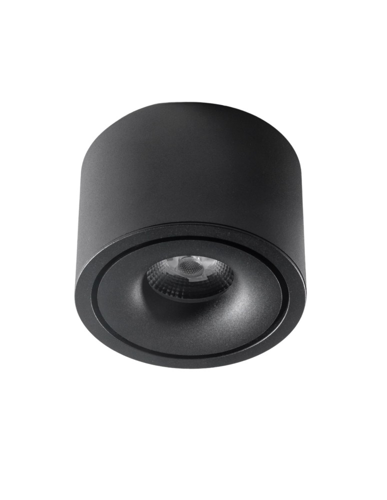 Ceiling downlights - tubes - Azzardo COSTA TOP 12W CCT SWITCH BK Black Matte 1xLED Surface Mounted Light Switch AZ6033. - product kolory-swiatla.pl 5