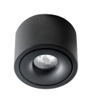 Ceiling downlights - tubes - Azzardo COSTA TOP 12W CCT SWITCH BK Black Matte 1xLED Surface Mounted Light Switch AZ6033. - product 1