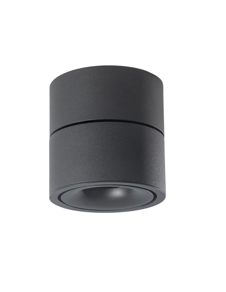 Spotlight ceiling lamps - Azzardo COSTA 12W CCT SWITCH BK Black Matte 1xLED Surface Mounted Light Switch AZ6031. - product kolory-swiatla.pl 4