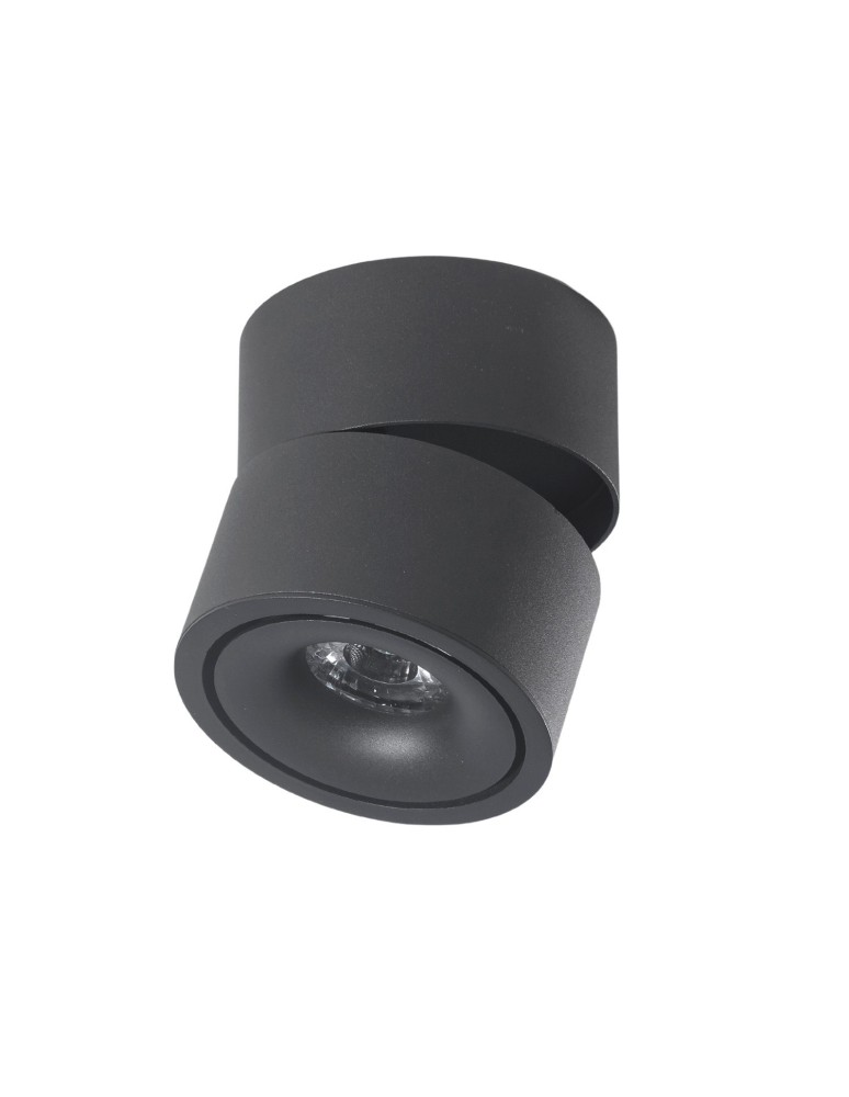 Spotlight ceiling lamps - Azzardo COSTA 12W CCT SWITCH BK Black Matte 1xLED Surface Mounted Light Switch AZ6031. - product kolory-swiatla.pl 2