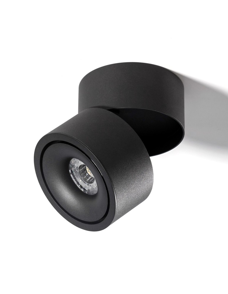 Spotlight ceiling lamps - Azzardo COSTA 12W CCT SWITCH BK Black Matte 1xLED Surface Mounted Light Switch AZ6031. - product kolory-swiatla.pl 8
