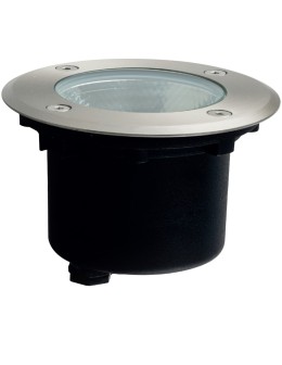 Azzardo AROS IP67 3000K ST Metal Szczotkowany/Transparentny 1xLED Dogruntowa Hermetyczna Zewnętrzna AZ5843