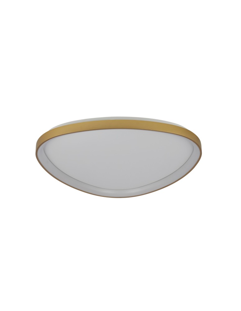 LED ceiling lamps - Azzardo AMANDA TOP 60 CCT SWITCH 3-STEP DIMM GO Brushed Gold 1xLED 3 Brightness Modes Color Change Switch AZ5773 - product kolory-swiatla.pl 1