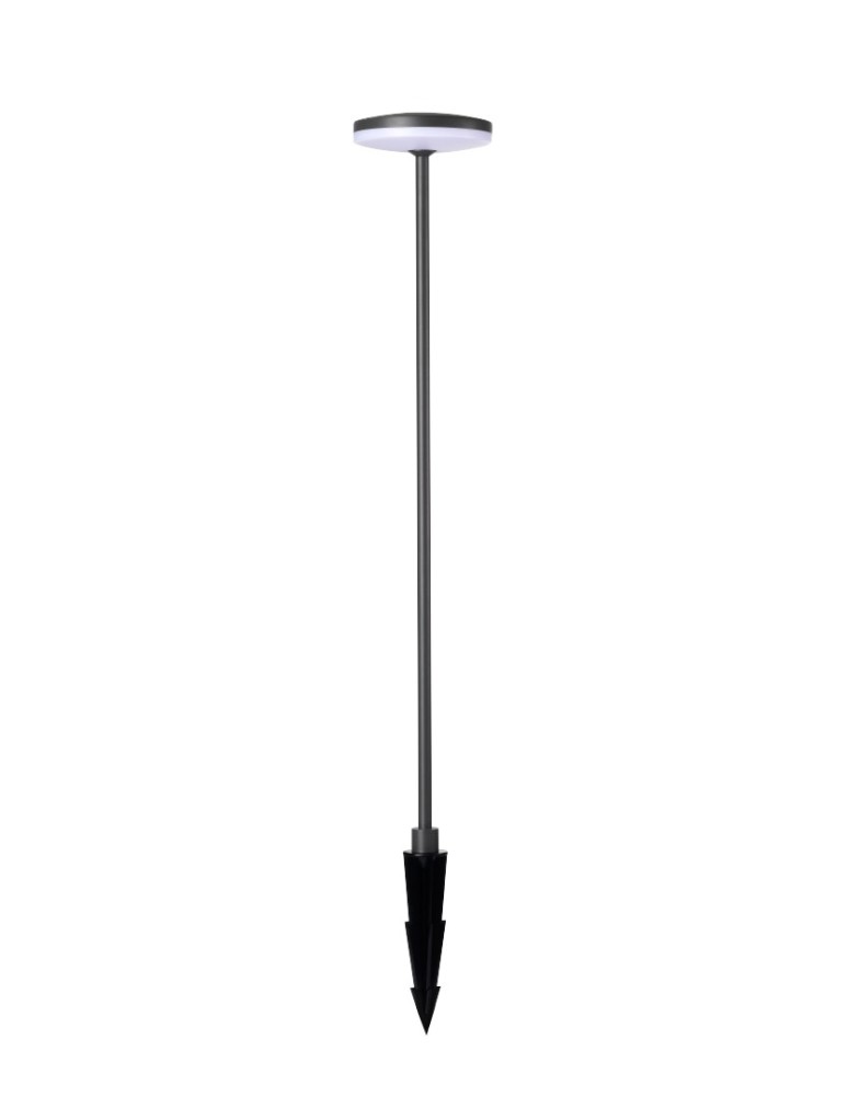 Garden lamps driven into the ground (with wedge) - Azzardo ALVA 610 IP54 DGR Dark Grey 1xLED Outdoor Lamp AZ5706. - product kolory-swiatla.pl 1