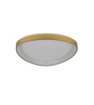LED ceiling lamps - Azzardo AMANDA TOP 40 CCT SWITCH 3-STEP DIMM GO Brushed Gold 1xLED 3 Brightness Modes Color Change Switch AZ5770 - product 1