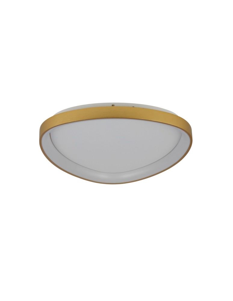 LED ceiling lamps - Azzardo AMANDA TOP 40 CCT SWITCH 3-STEP DIMM GO Brushed Gold 1xLED 3 Brightness Modes Color Change Switch AZ5770 - product kolory-swiatla.pl 1