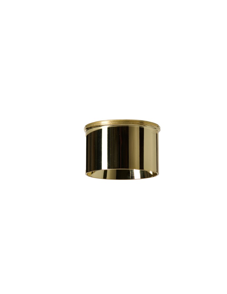 Lamps for 1 phase busbars - Azzardo ALIA RING GO Gold Gloss Brass Lampshade End AZ6229 - product kolory-swiatla.pl 1
