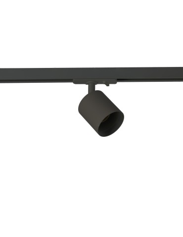 Azzardo ALIA BASE TRACK 1LINE BK Black Matte 1xGU10 Reflector Base for 1F Rail without Shade End (ordered separately) AZ6222