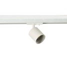 Lamps for 1 phase busbars - Azzardo ALIA BASE TRACK 1LINE WH White 1xGU10 Reflector Base for 1F Rail without Shade End (ordered separately) AZ6223 - product 1