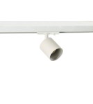 Lamps for 3-phase busbars - Azzardo ALIA BASE TRACK 3LINE WH White 1xGU10 Reflector Base for 1F Rail without Shade End (ordered separately) AZ6217 - product 1