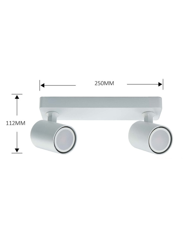 Adjustable ceiling lamps - spots - Light Prestige Spot Snow New 2 white 1xGU10 LP-731N/2W WH - product kolory-swiatla.pl 9