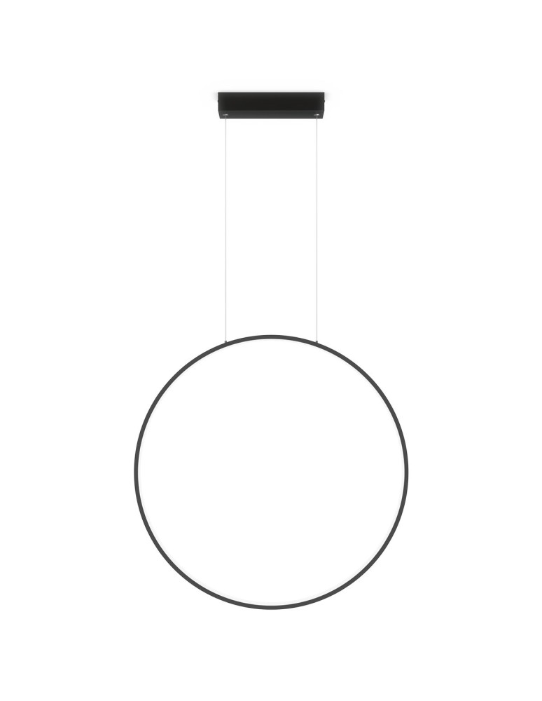 Pendant lamps circles - Light Prestige Mirror pendant lamp black LED CCT LP-999/1P L BK CCT - product kolory-swiatla.pl 1