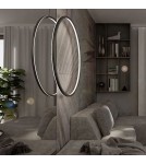 Pendant lamps circles - Light Prestige Mirror pendant lamp black LED CCT LP-999/1P L BK CCT - product 2