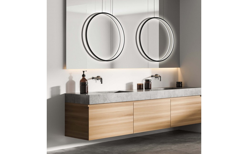 Light Prestige Lampa wisząca Mirror czarna LED CCT LP-999/1P L BK CCT