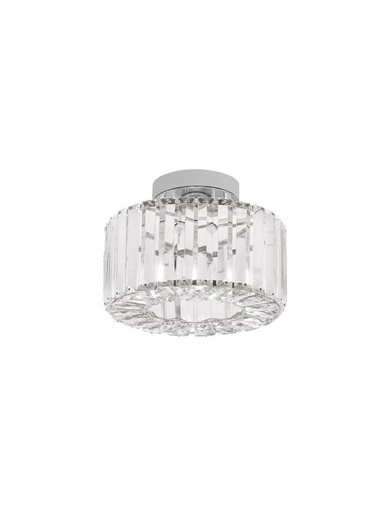 Ceiling lamps with crystals - Light Prestige Plafond Galactico chrome 1xE27 LP-2383/1C CH - product kolory-swiatla.pl 1