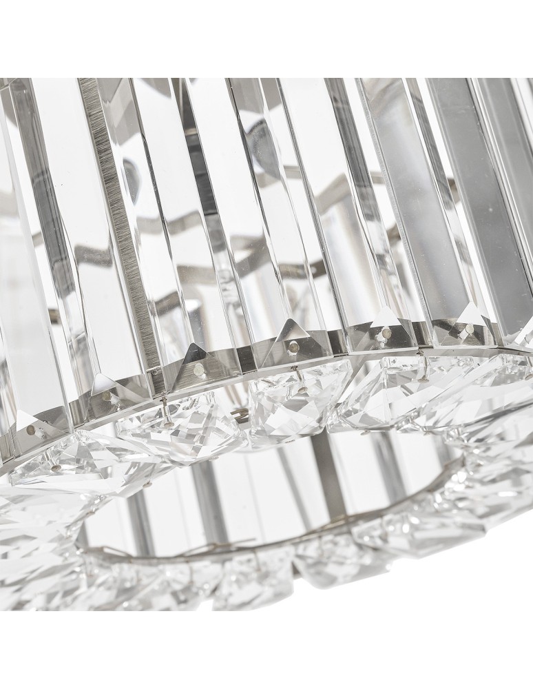 Ceiling lamps with crystals - Light Prestige Plafond Galactico chrome 1xE27 LP-2383/1C CH - product kolory-swiatla.pl 5