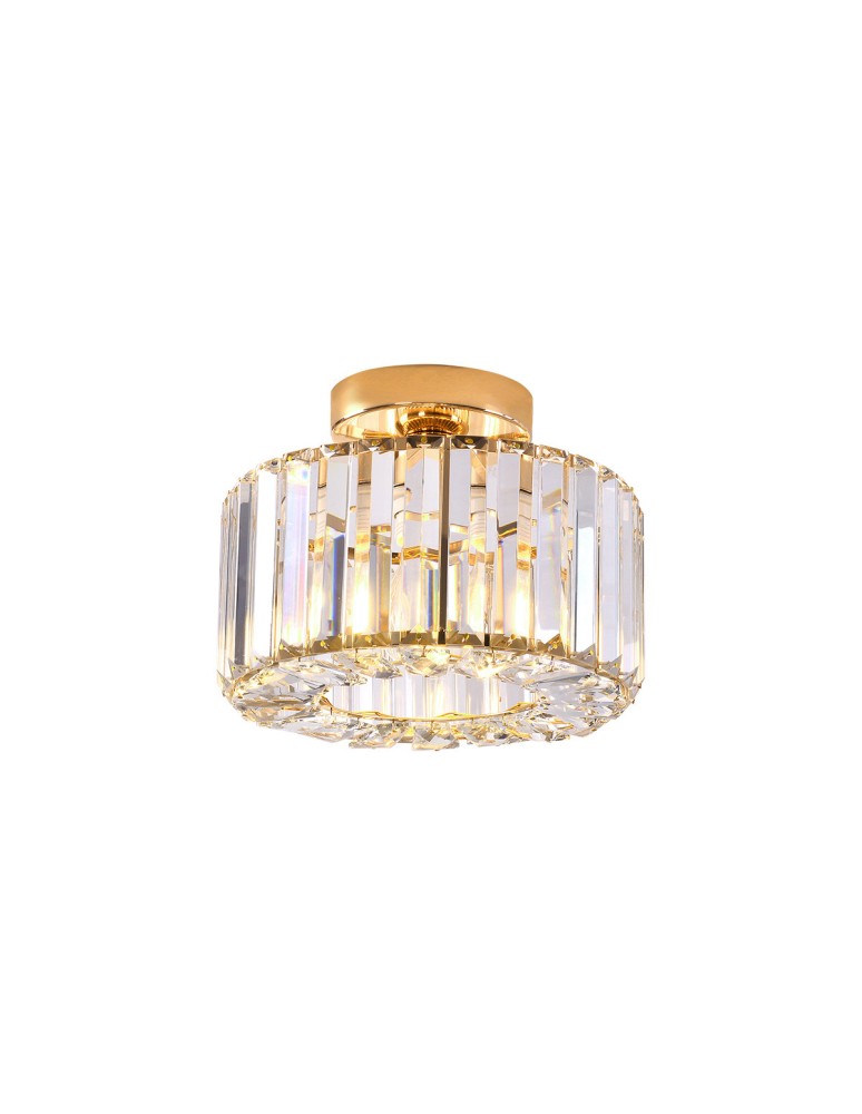 Ceiling lamps with crystals - Light Prestige Plafond Galactico gold 1xE27 LP-2383/1C GD - product kolory-swiatla.pl 3
