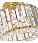 Ceiling lamps with crystals - Light Prestige Plafond Galactico gold 1xE27 LP-2383/1C GD - product 4