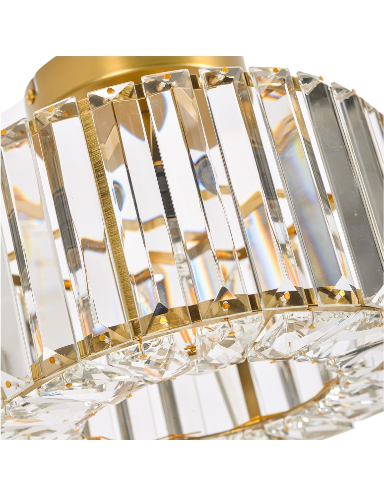 Ceiling lamps with crystals - Light Prestige Plafond Galactico gold 1xE27 LP-2383/1C GD - product kolory-swiatla.pl 4