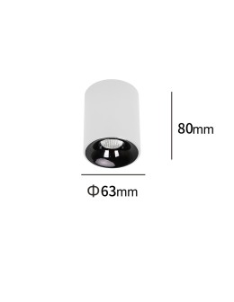 Light Prestige Oprawa natynkowa Tom biała LED CCT LP-4848/1RM WH - produkt 2