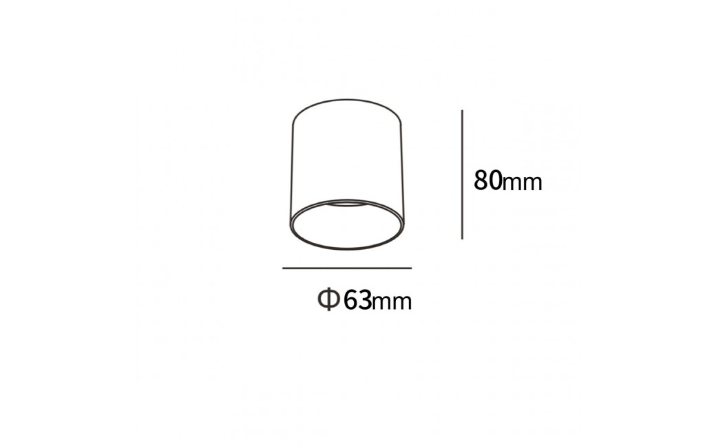 Light Prestige Oprawa natynkowa Tom biała LED CCT LP-4848/1RM WH