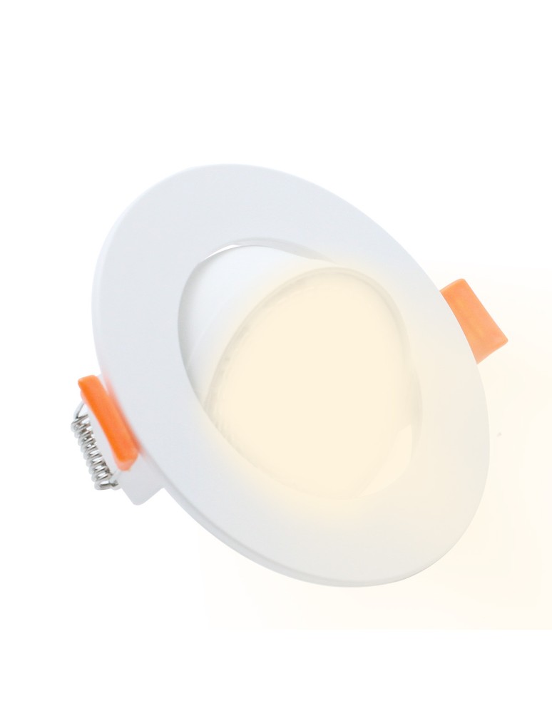 LED flush-mounted lamps - Light Prestige Flush-mounted Plus White LED CCT Movable Eyelet LP-1506/1RS WH - product kolory-swiatla.pl 4