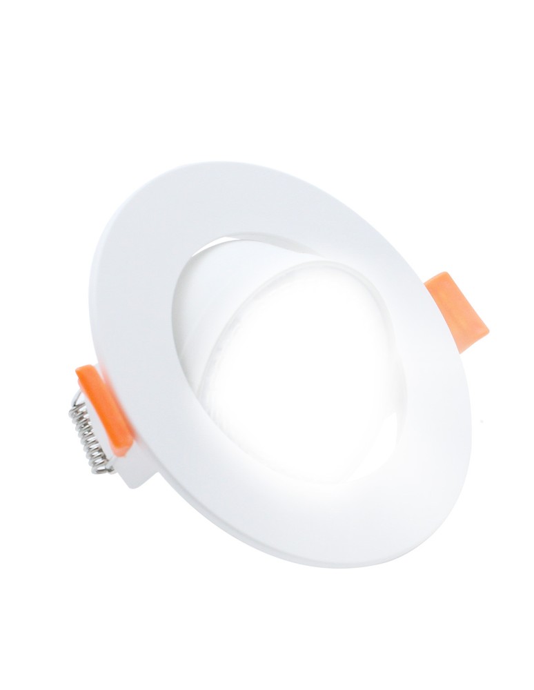 LED flush-mounted lamps - Light Prestige Flush-mounted Plus White LED CCT Movable Eyelet LP-1506/1RS WH - product kolory-swiatla.pl 6
