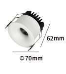 LED flush-mounted lamps - Light Prestige Zyra white LED CCT flush light LP-1606/1RS WH - product 4