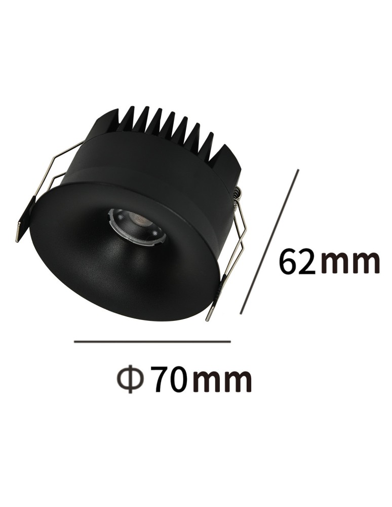 LED flush-mounted lamps - Light Prestige Zyra black LED CCT flush-mounted pendant lamp LP-1606/1RS BK - product kolory-swiatla.pl 4