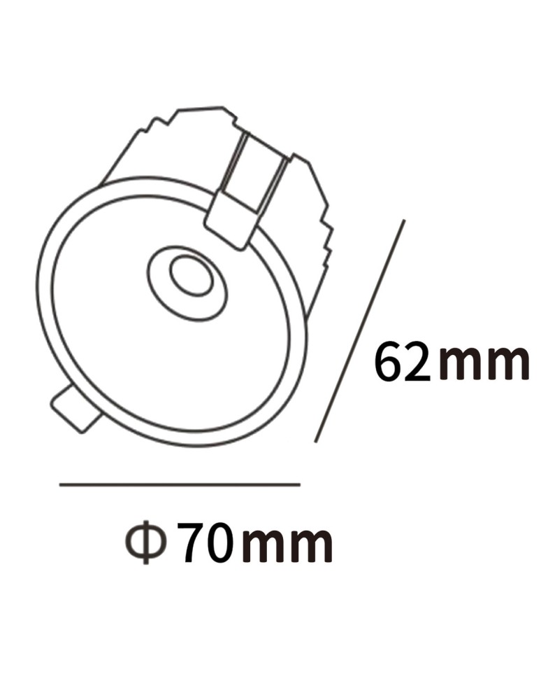 LED flush-mounted lamps - Light Prestige Zyra black LED CCT flush-mounted pendant lamp LP-1606/1RS BK - product kolory-swiatla.pl 5