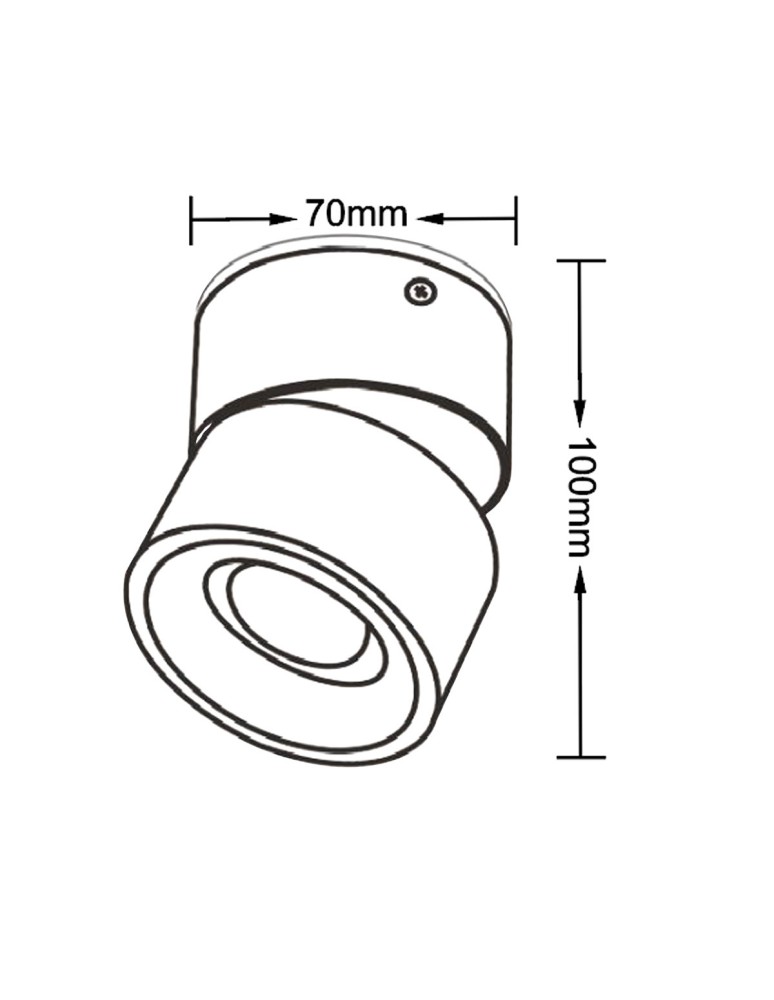 Adjustable ceiling lamps - spots - Light Prestige Brema white LED CCT surface-mounted movable luminaire LP-2626/1RM WH movable. - product kolory-swiatla.pl 4