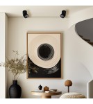 Adjustable ceiling lamps - spots - Light Prestige Brema black LED CCT surface-mounted movable luminaire LP-2626/1RM BK movable. - product 2