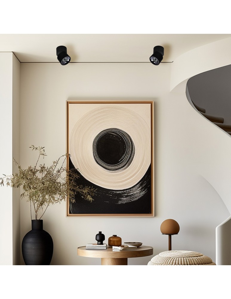 Adjustable ceiling lamps - spots - Light Prestige Brema black LED CCT surface-mounted movable luminaire LP-2626/1RM BK movable. - product kolory-swiatla.pl 2