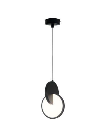 Light Prestige Circlo black LED CCT pendant lamp LP-1311/1P BK