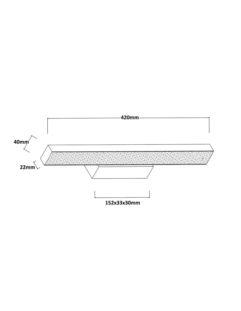 Bathroom wall lamps - Light Prestige Wall lamp Aqua 42 cm white IP44 LED CCT LP-987/1W S WH - product kolory-swiatla.pl 6