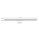 Bathroom wall lamps - Light Prestige Wall lamp Aqua 92 cm black IP44 LED CCT LP-987/1W L BK - product 6