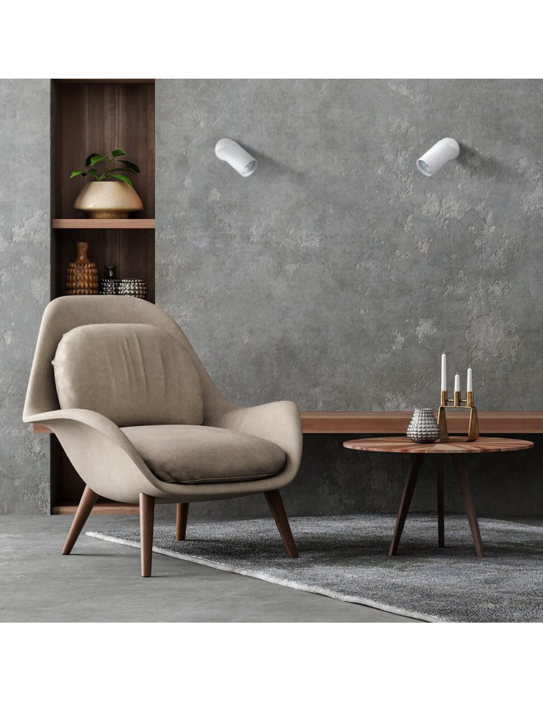 Adjustable ceiling lamps - spots - Light Prestige Spot Snow New 1 white 1xGU10 LP-731N/1W WH - product kolory-swiatla.pl 4