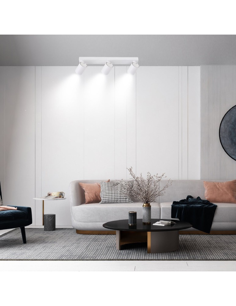 Adjustable ceiling lamps - spots - Light Prestige Spot Snow New 3 white 3xGU10 LP-731N/3W WH - product kolory-swiatla.pl 2