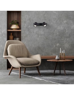 Light Prestige Spot Snow New 2 czarny 2xGU10 LP-731N/2W BK - produkt 2